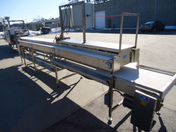 AMERICAN CONVEYOR CORPORATION MULTI-SECTION CONVEYOR, STAINLESS STEEL ...