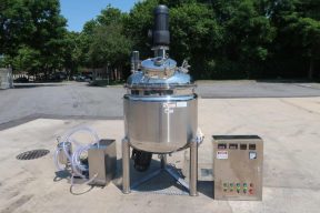 125 Gallon SS Electric Jacketed Emulsifying Vacuum Kettle, Mfd. 2024