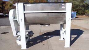 54 CF SS Double Ribbon Blender, Center Discharge