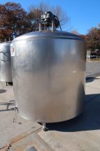 Cherry Burrell 900 Gallon Stainless Steam Jacketed Mix Tank