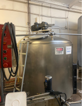 Cherry Burrell 1,000 Gallon Steam Jacketed Mix Tank