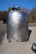 Cherry Burrell 1,000 Gallon Steam Jacketed Mix Tank