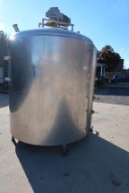 Cherry Burrell 1,000 Gallon Steam Jacketed Mix Tank