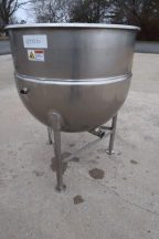 60 Gallon Stainless Jacketed Hemispherical Kettle